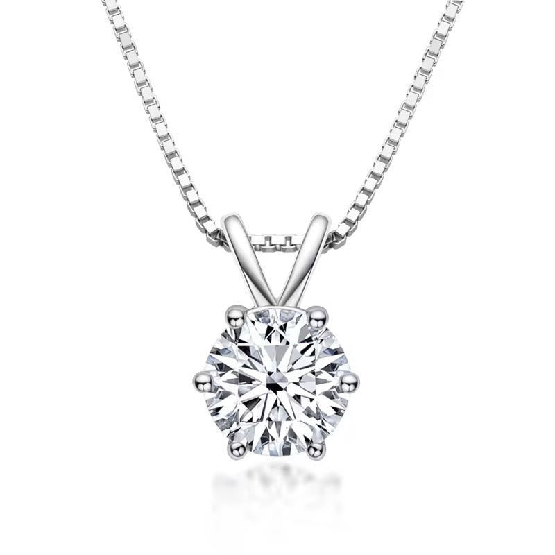 1 Carat Moissanite Pendant