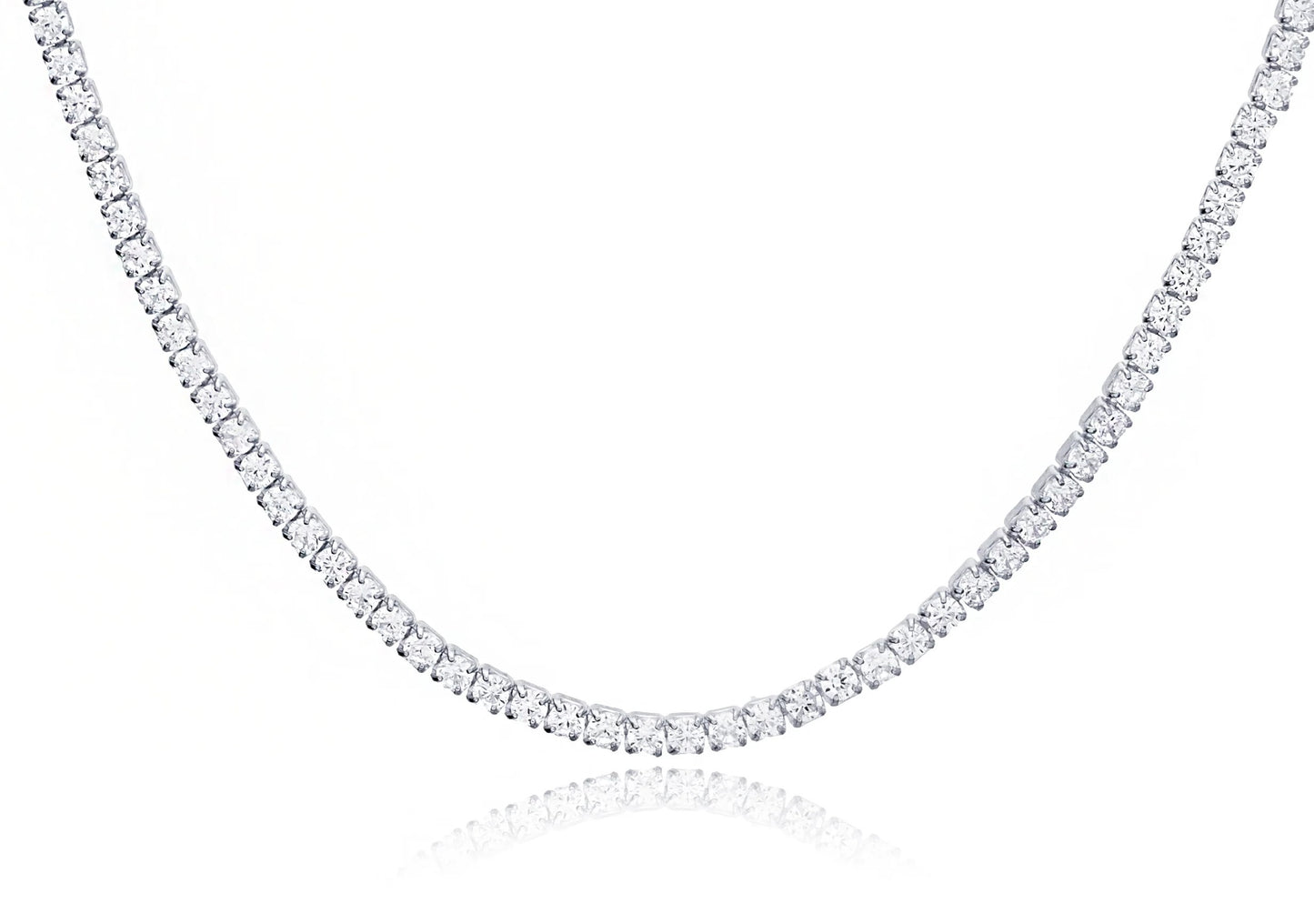 5mm Moissanite Tennis Necklace